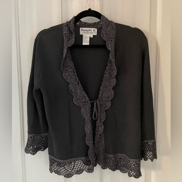 Joseph A Tops - Dark gray coverup with a little sparkle.  Size XL.
